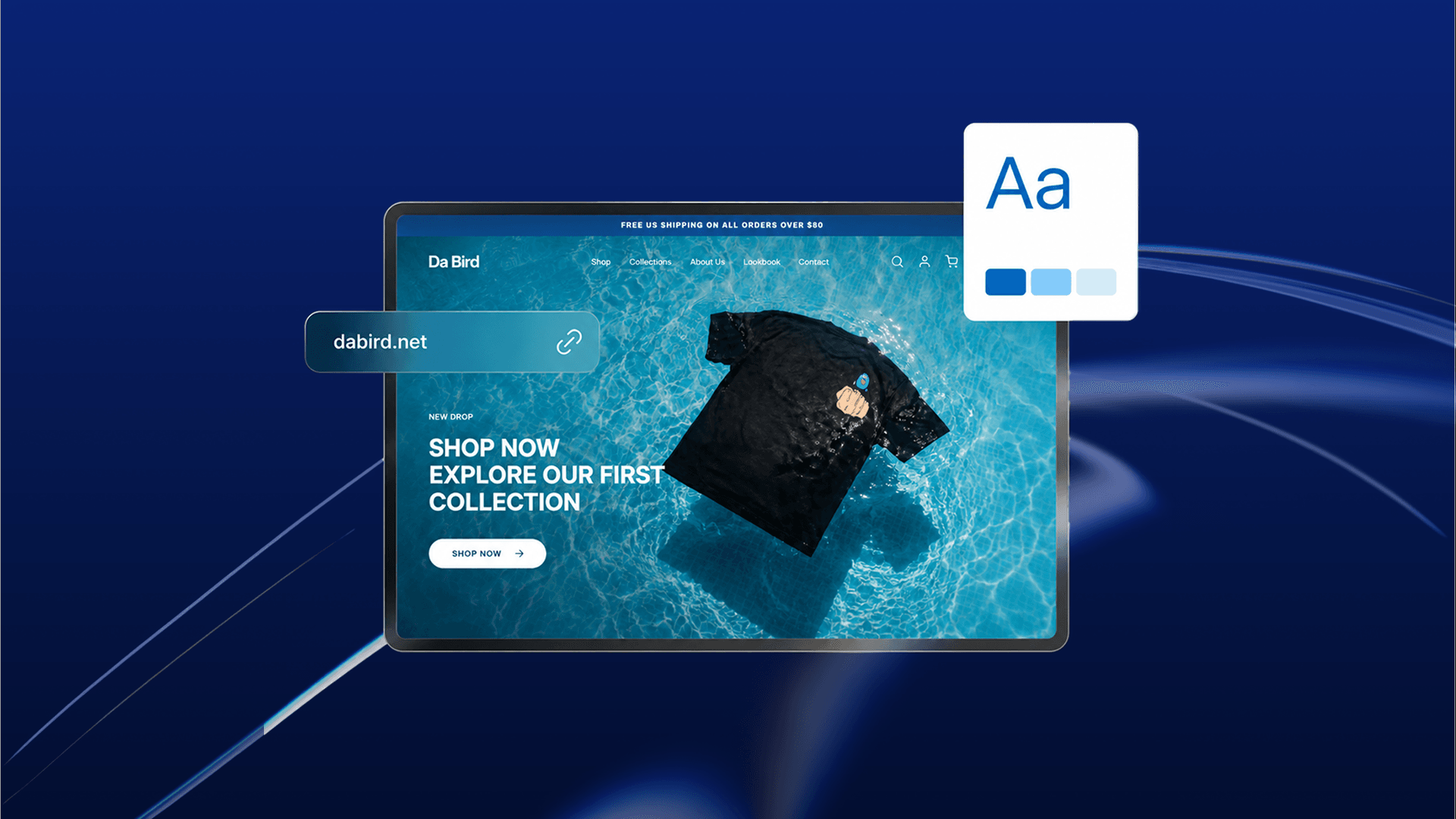 DaBird storefront, rebuilt and relaunched on Shopify